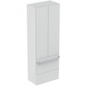 Porte TONIC II 600mm laqué blanc pour armoire haute IDEAL STANDARD