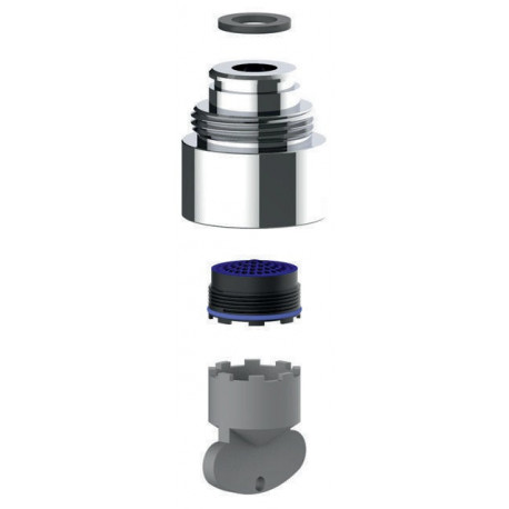 Support perlator pour 56028 chromé KEUCO