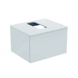 Façade coulissante ADAPTO 600 mm laqué blanc brillant pour WTU IDEAL STANDARD