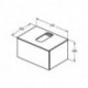 Rallonge ADAPTO 700 mm pour WTU IDEAL STANDARD