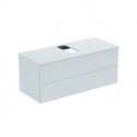 Façade coulissante inférieure ADAPTO 1200 mm décor noyer pour WTU IDEAL STANDARD