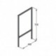 Kit de fixation ADAPTO pour pieds console IDEAL STANDARD
