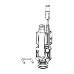 Electrovanne axiale 6 V, avec support de montage SCHELL