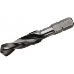 Foret hélicoïdal á queue hexagonale 1/4'', Ø nominal : 7,50 mm, Long. hélice 32 mm, Long. totale 51 mm