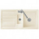 Evier 1010 x 510 mm sable Ceram icplus