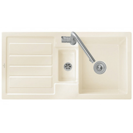 Evier 1010 x 510 mm sable Ceram icplus