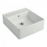 Evier Tradition (1 cuve), Modules, 595 x 220 x 630 mm, Installation sur un meuble sous lavabo ou bien fixé au mur , 1 cuve inclus Vidage manuel, chromé et Set de fixation pour montage sur meuble sous-évier Steam