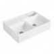 Evier Tradition (2 cuves), Modules, 895 x 220 x 630 mm, Installation sur un meuble sous lavabo ou bien fixé au mur , 2 cuves pouvant être fermées, inclus Vide-sauce transparent, Vidage automatique et Set de fixation Stone White CeramicPlus