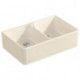 Évier double 80X795x500mm Crema CeramicPlus VILLEROY & BOCH