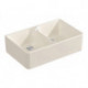 Évier double 80X795x500mm Crema CeramicPlus VILLEROY & BOCH