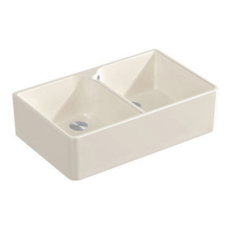 Évier double 80X795x500mm Crema CeramicPlus VILLEROY & BOCH