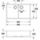 Évier double 90X900x550mm Crema CeramicPlus VILLEROY & BOCH