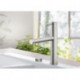 Mitigeur d'évier monocommande Como Sky inox massif VILLEROY & BOCH
