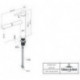 Mitigeur d'évier monocommande Como Sky inox massif VILLEROY & BOCH