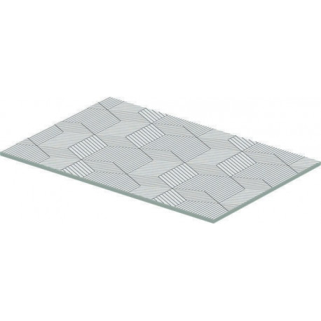 Insert en verre Duravit DURASQUARE pour console métallique 003111/112 cubic line