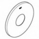 Rosace Grohe 48428 rond pour EHM-Kit de garnitures acier