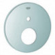 Rosace Grohe 48429 rond pour EHM-FMS avec 2-inverseurs chromé