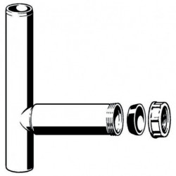 Bonde en T 98001700 Collections professionnelles VILLEROY & BOCH