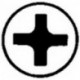 Embout PH pour vis cruciforme 1/4'', semi-dur, Dimensions : PH 4*, Long. totale *32 mm