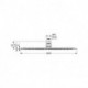 Douche pluie IDEALRAIN LUXE d : 250mm inox brossé IDEAL STANDARD