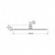 Douche pluie IDEALRAIN LUXE 200x200mm, inox brossé inox brossé IDEAL STANDARD