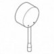 Levier GROHE 46917 nickel brossé