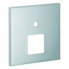 Rosace Grohe 48431 carré pour EHM-FMS avec 2-inverseurs chromé