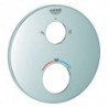 Rosace Grohe 49074 rond pour THM-Kit de garnitures chromé