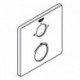 Rosace Grohe 49079 carré pour THM-Kit de garnitures chromé