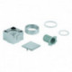 Poignée de contrôle de température GROHE 49091 carré pour THM-Kit de garnitures chromé