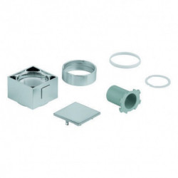 Poignée de contrôle de température GROHE 49091 carré pour THM-Kit de garnitures chromé