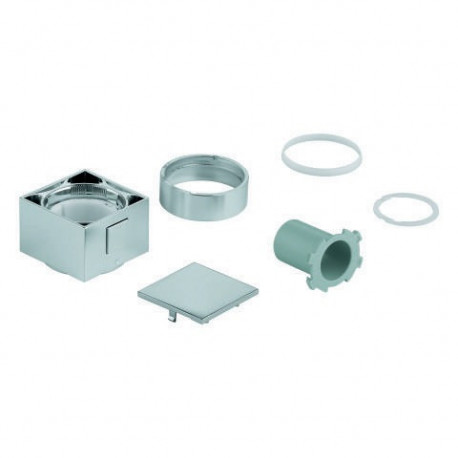 Poignée de contrôle de température GROHE 49091 carré pour THM-Kit de garnitures chromé