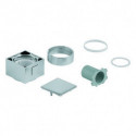 Poignée de contrôle de température GROHE 49091 carré pour THM-Kit de garnitures chromé
