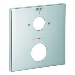 Rosace Grohe 49103 carré pour THM-Kit de garnitures chromé