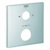 Rosace Grohe 49103 carré pour THM-Kit de garnitures chromé