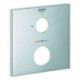 Rosace Grohe 49109 carré pour THM-Kit de garnitures chromé