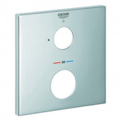 Rosace Grohe 49109 carré pour THM-Kit de garnitures chromé