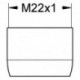 Mousseur GROHE13928 débit classe A 15l/min 3 bar M22x1 velours black
