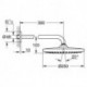 Set Tête de douche Grohe Tempesta 250 26668 Bras de douche 380mm chromé