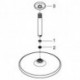 Set Tête de douche Grohe Tempesta 250 26669 Sortie de plafond 142mm chromé