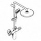 Système de douche Grohe Tempesta C 250 26670 avec Thermostat Bras de douche 390mm chromé