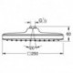 Tête de douche Grohe Tempesta Cube 250 26685 9.5l/min. chromé