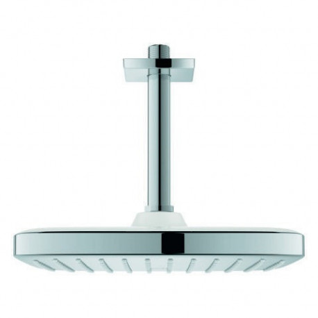 Set Tête de douche Grohe Tempesta Cube 250 26688 Sortie de plafond 142mm chromé