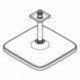 Set Tête de douche Grohe Tempesta Cube 250 26688 Sortie de plafond 142mm chromé