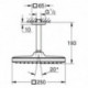 Set Tête de douche Grohe Tempesta Cube 250 26688 Sortie de plafond 142mm chromé