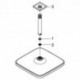 Set Tête de douche Grohe Tempesta Cube 250 26688 Sortie de plafond 142mm chromé