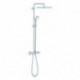 Système de douche Grohe Tempesta C 250 Cube 26689 avec THM Bras de douche 390mm chromé