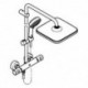 Système de douche Grohe Tempesta C 250 Cube 26689 avec THM Bras de douche 390mm chromé