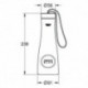 Bouteille GROHE Blue 40848 inox 450 ml graphite dur brossé