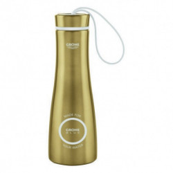 Bouteille GROHE Blue 40848 inox 450 ml or brillant brossé